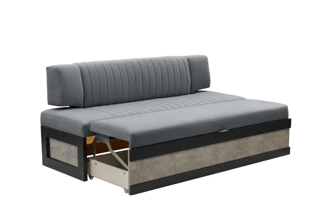 Диваны прямые кухонные, Прямой кухонный диван Парус 174 Ателье светлое