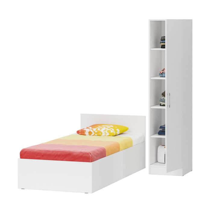 Спальные гарнитуры, Кровать односпальная 900 с пеналом Стандарт