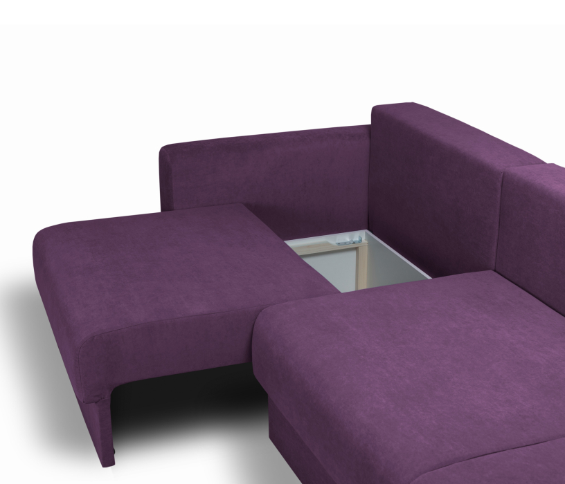 Диваны еврокнижки, Диван кровать прямой модульный Мэдисон, велюр