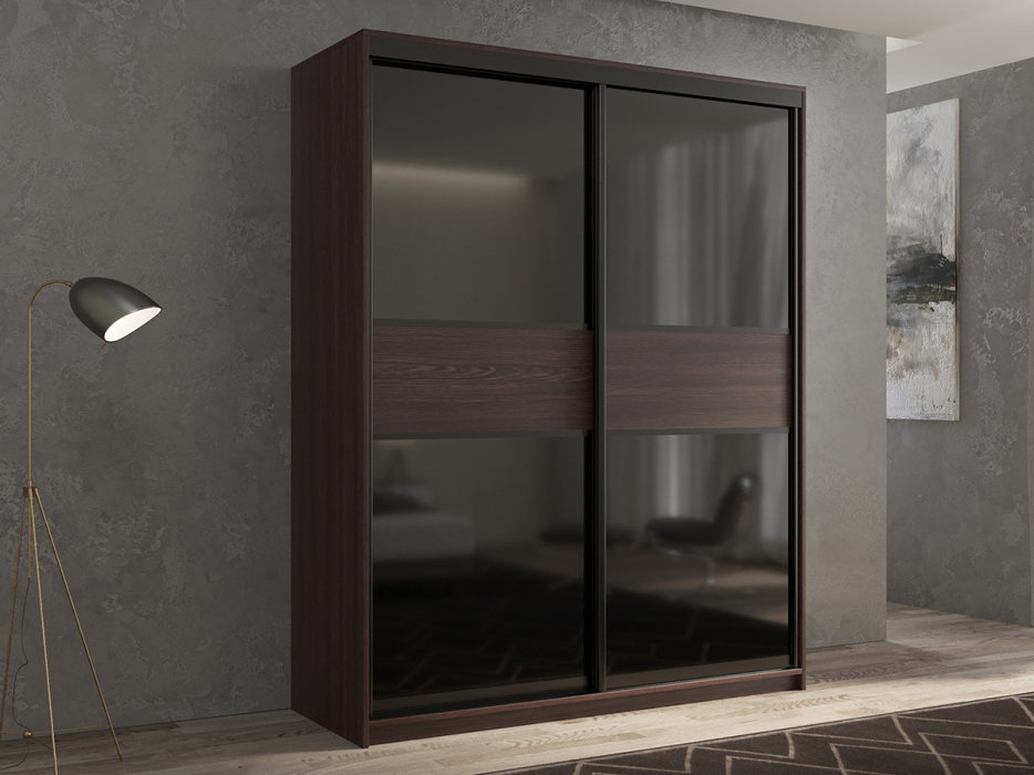 Шкафы-купе 2-х дверные, Шкаф-купе 2х дверный Кааппи 12 160х45