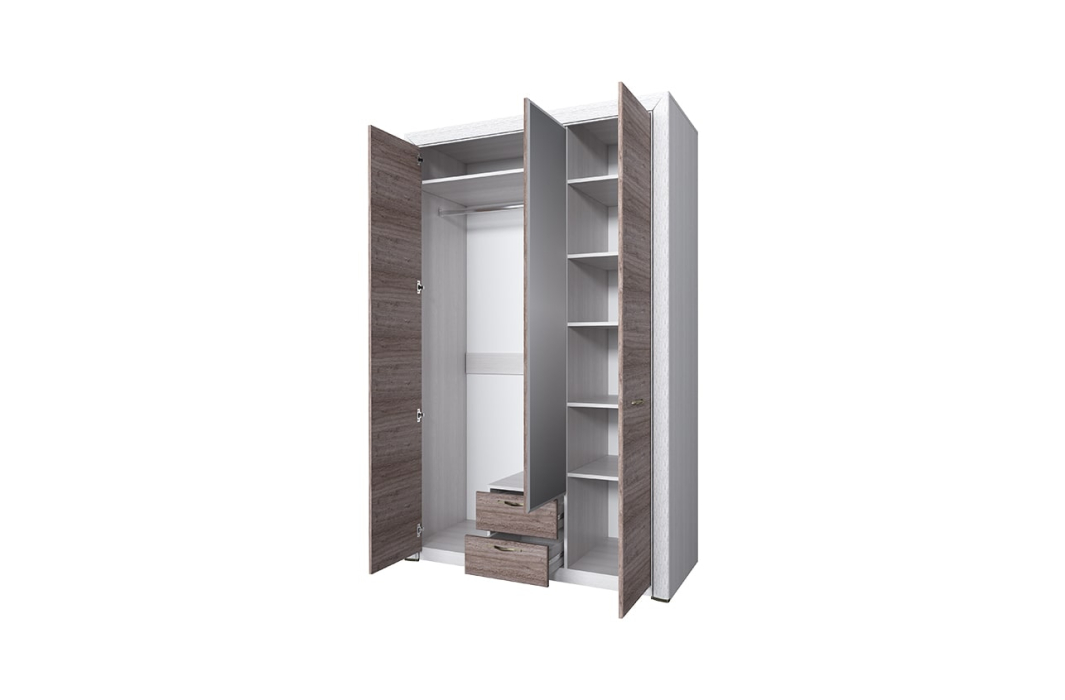 Для одежды, Шкаф 3D2S Z, OLIVIA