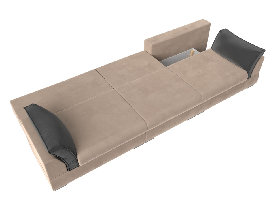 Диваны прямые кухонные, Прямой диван Пекин Long, велюр