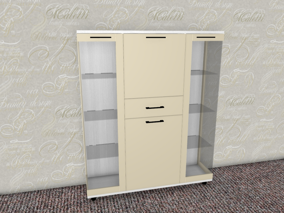 Серванты, Модульная система Грейс Шкаф ШК-5080  Снежный Ясень