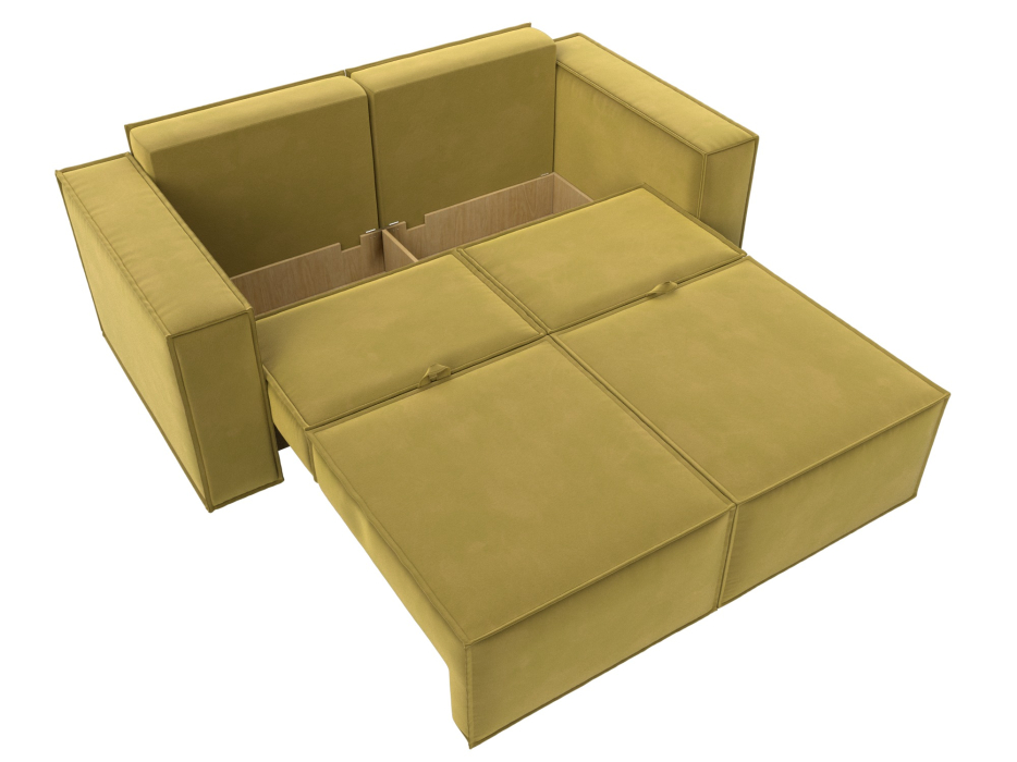 Диваны кровати со спальным местом, Диван прямой Куба мини, микровельвет