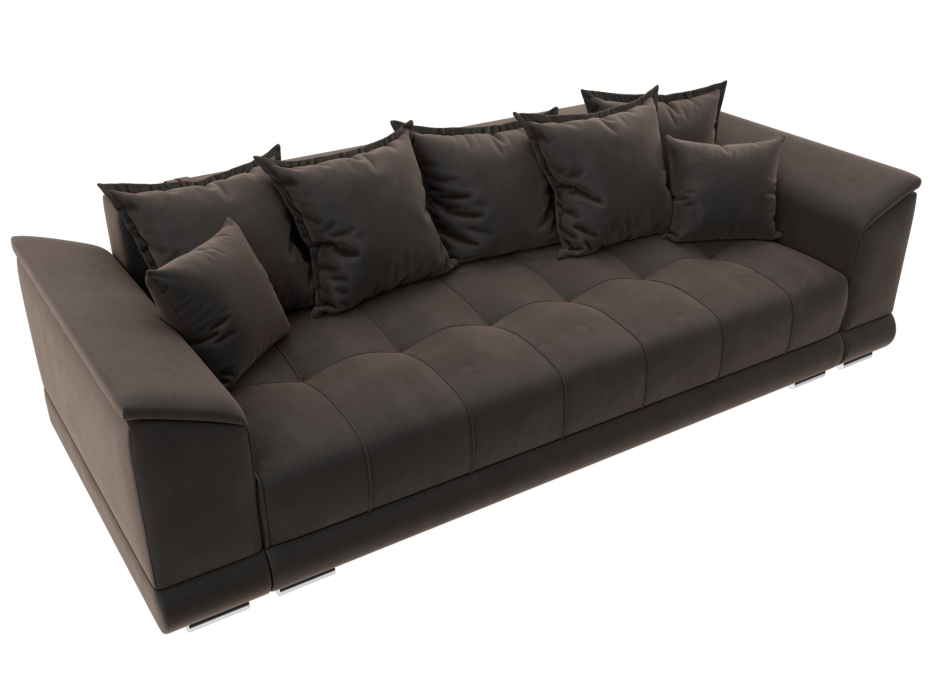 Диваны еврокнижки, Диван прямой НордСтар НПБ, велюр SEVEN