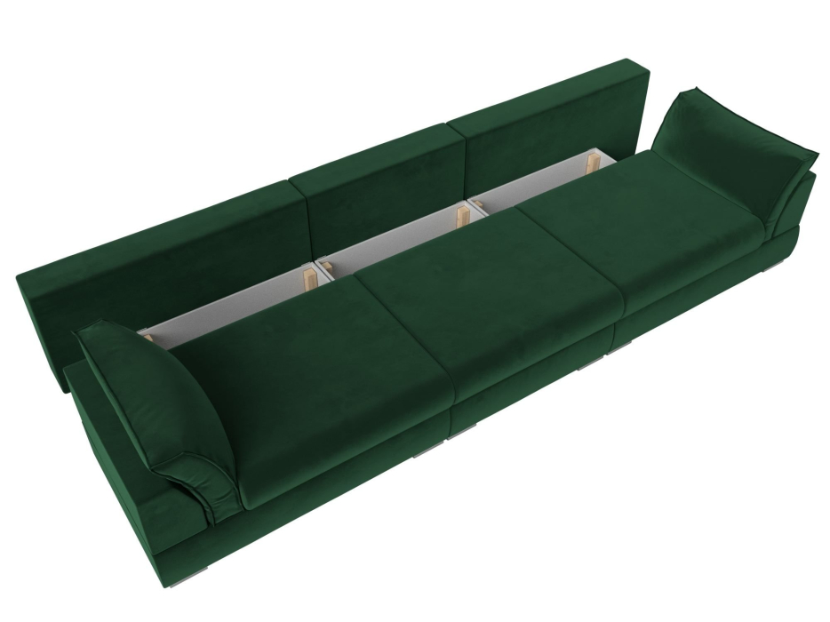 Диваны прямые кухонные, Прямой диван Пекин Long, велюр