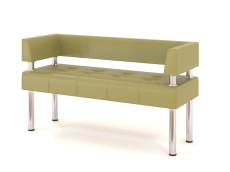 Офисные диваны, Офисный диван бизнес п-образный 110см