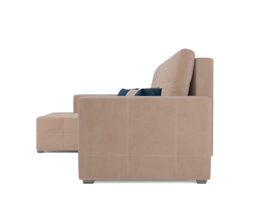 Диваны угловые в гостиную, Диван угловой Монреаль Левый угол (Велюр)