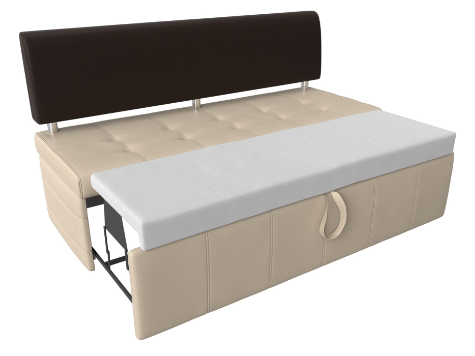 Диваны прямые кухонные, Кухонный прямой диван Стоун, экокожа