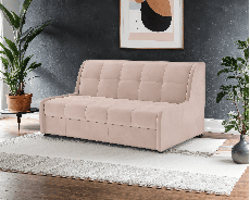 Диваны с ящиком для белья, Диван аккордеон Барон №6 ППУ 180х200 Микровелюр