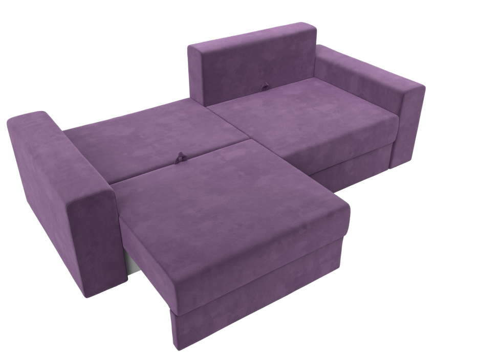 Диваны выкатные, Диван прямой Майами, микровельвет