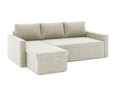 Диваны угловые в гостиную, Диван-кровать угловой Турин дельфин, рогожка