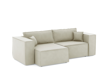 Диван-кровать угловой Лофт, велюр