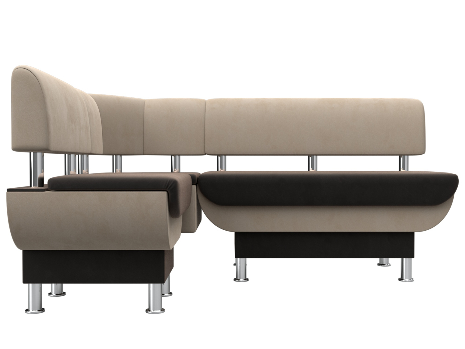 Кухонные уголки, Кухонный угловой диван Альфа левый угол, велюр