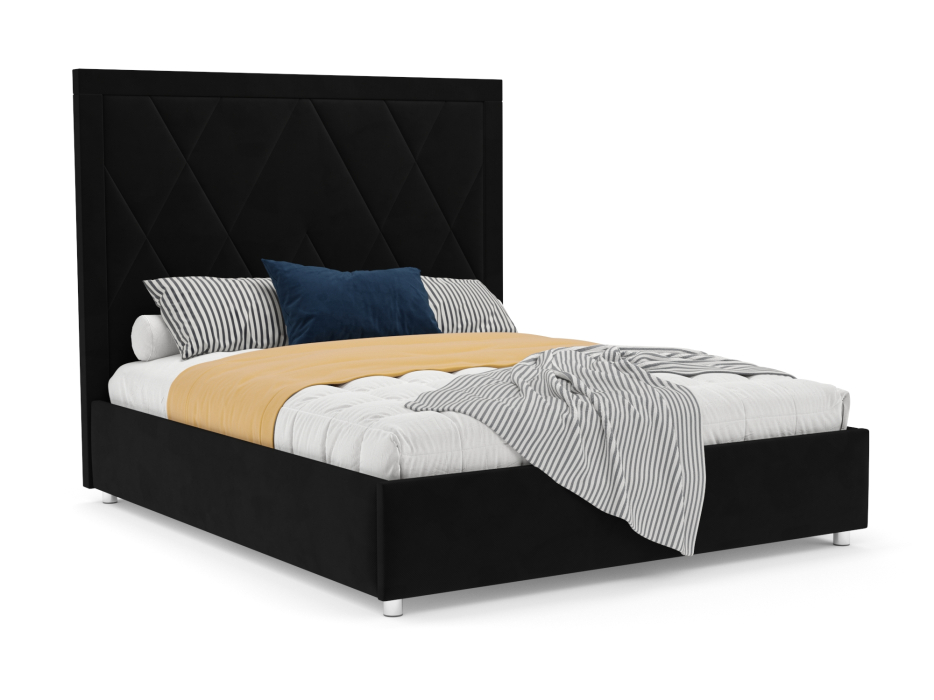 Мягкая кровать, Кровать Треви 160 см (Велюр)