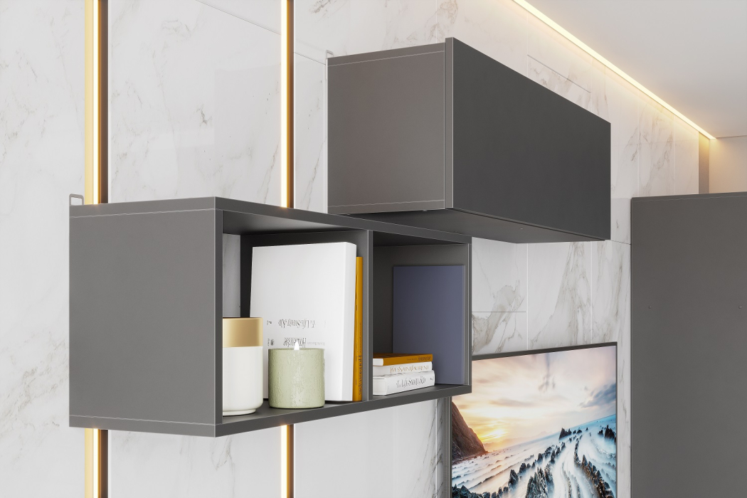 Настенные полки, Шкаф навесной Денвер