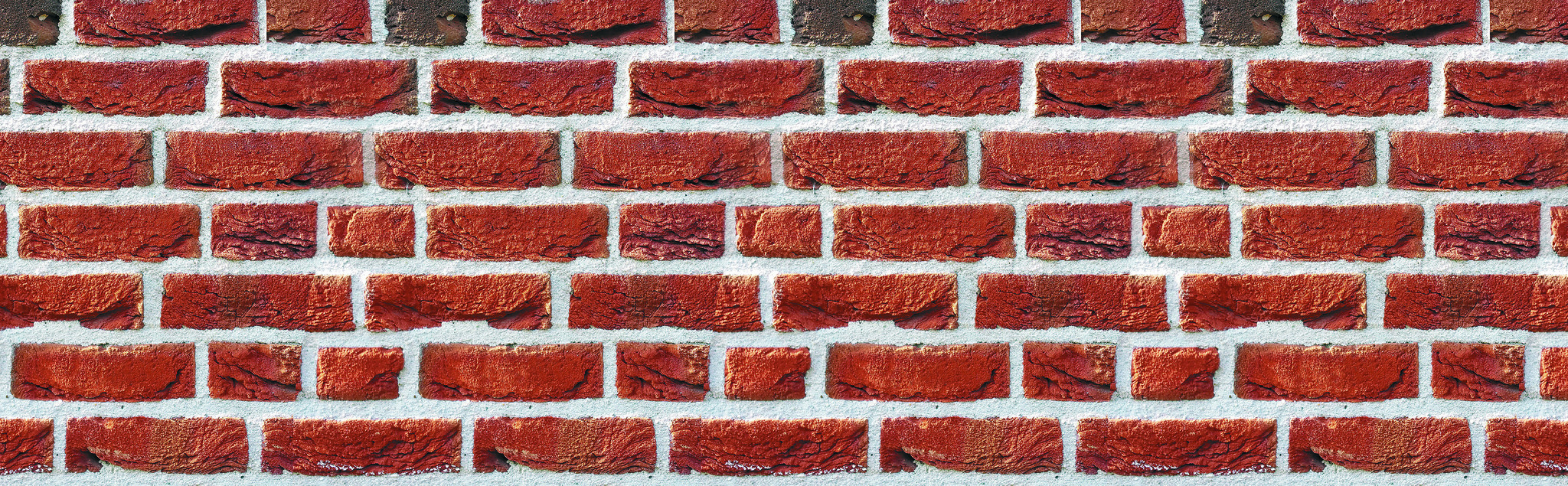 Стеновые панели из АБС-пластика, Кухонный фартук Кирпичи лофт 2000x600x1.5 мм глянец