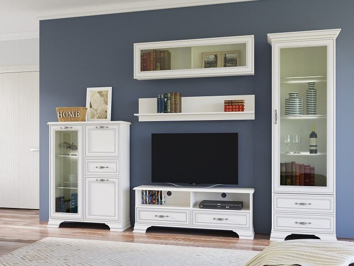 Стеклянные, Шкаф с витриной 1V2S, TIFFANY 