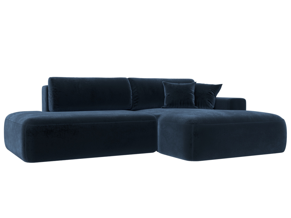 Диваны угловые в гостиную, Диван угловой Лига-036 НПБ Модерн правый угол, велюр TOWER