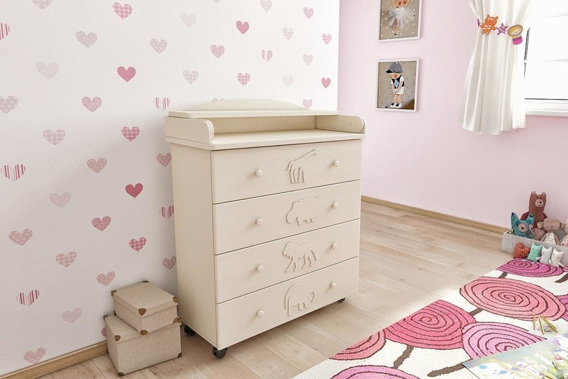 Детские комоды, Пеленальный комод Perinka АФРИКА