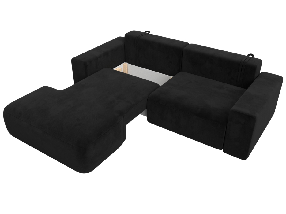 Диваны угловые в гостиную, Диван угловой Лига-036 Классик левый угол, велюр