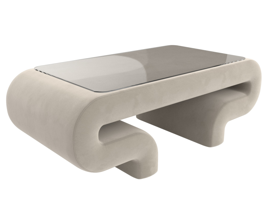 Журнальные столики, Стол Волна, микровельвет