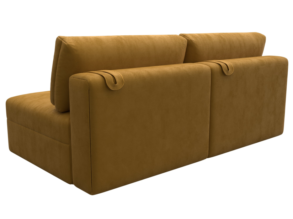 Диваны еврокнижки, Диван прямой модульный Лига-060 НПБ, велюр BRUT