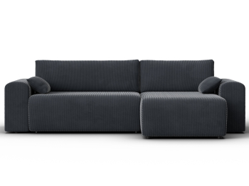 Диван угловой Лига-099 угол универсальный, велюр Vertical Slim