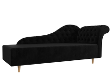 Кушетка диван, Кушетка Камерон правая, велюр 