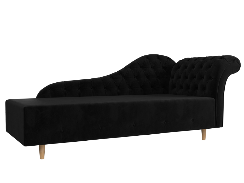 Кушетка диван, Кушетка Камерон правая, велюр 