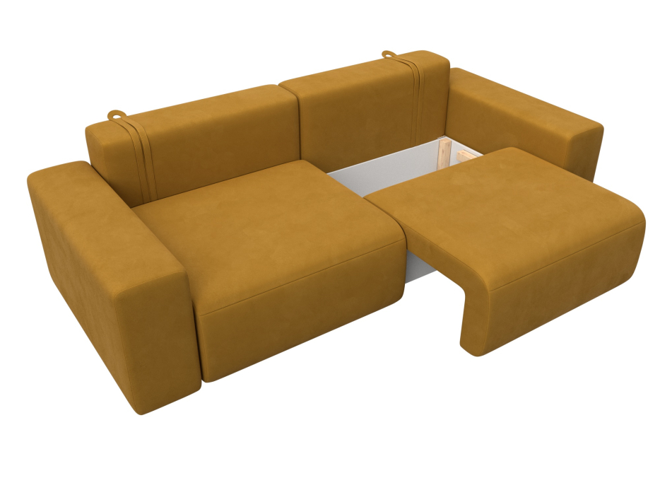 Диваны еврокнижки, Диван прямой Лига-036 НПБ Классик, велюр BRUT