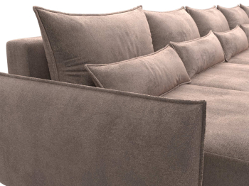 Диван п-образный Лига-051 НПБ МегаЛонг, велюр TOWER