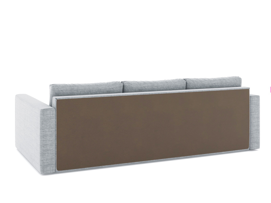 Диваны угловые в гостиную, Диван-кровать угловой Турин дельфин, рогожка