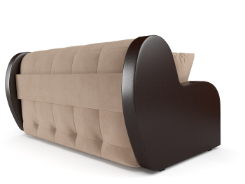 Диван аккордеон Барон НПБ 120х200 Микровелюр/Экокожа