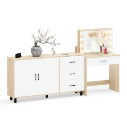 Комод-тумба 123-1604 и туалетный столик с подсветкой СТ-4