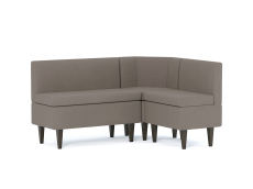 Кухонные уголки, Диван кухонный угловой Лео, велюр