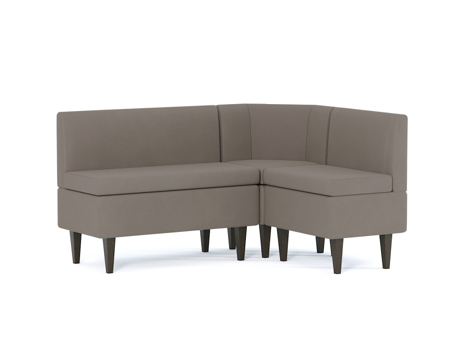 Кухонные уголки, Диван кухонный угловой Лео, велюр