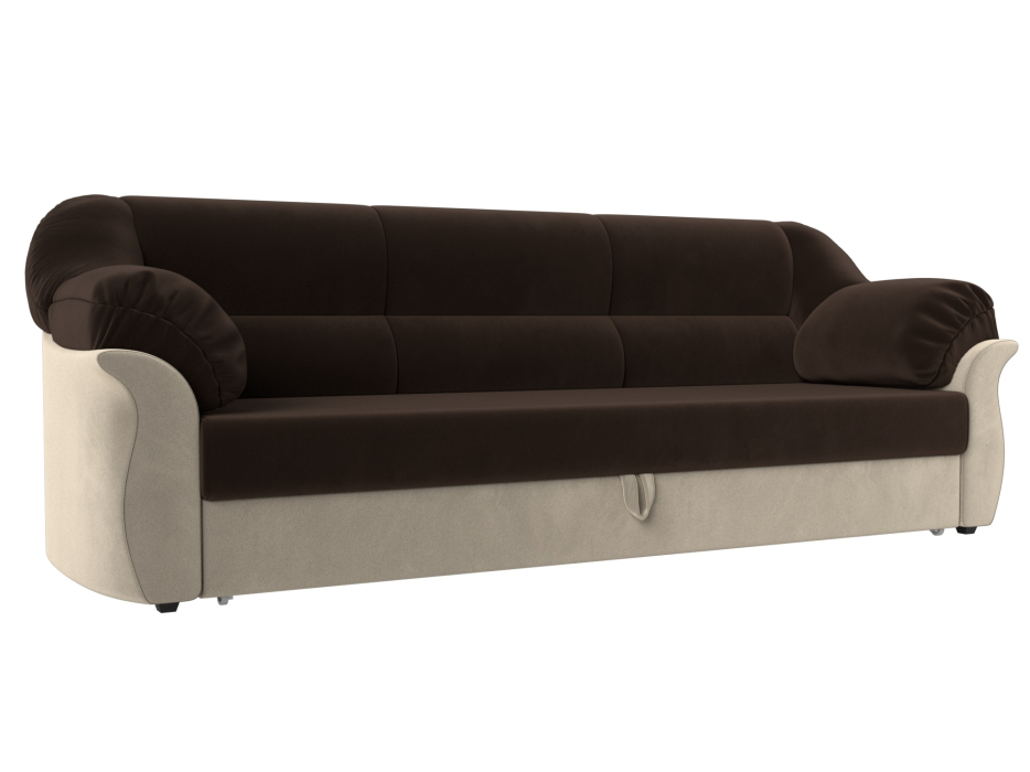 Диваны кровати со спальным местом, Диван прямой Карнелла, микровельвет