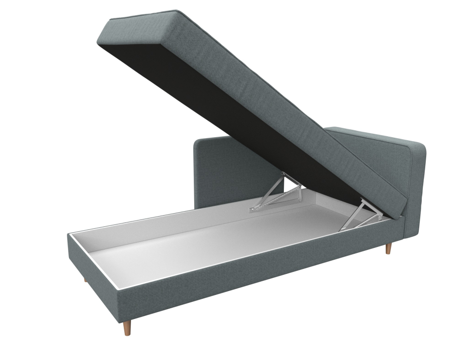 Кушетка диван, Кушетка Прайм правая, рогожка Амур