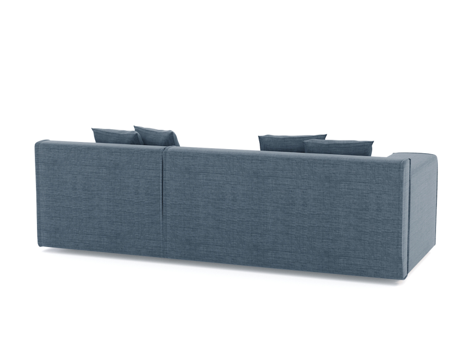 Диваны угловые в гостиную, Диван угловой Чикаго без механизма, рогожка