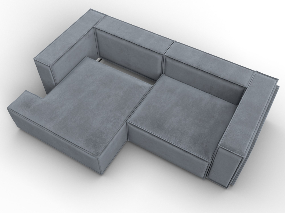 Диваны угловые в гостиную, Диван угловой Лига-061 угол левый, велюр TOWER