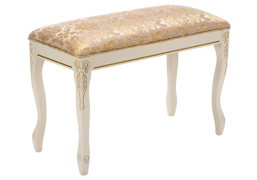 Банкетки, Банкетка Валентино (патина золото / бежевый)