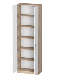 Распашной шкаф Лайф с полками 80*40*240 Дуб сонома