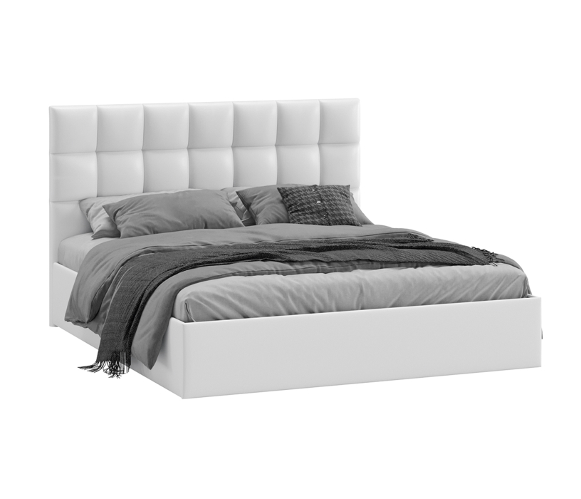 Кровати с мягким изголовьем, Эмбер кровать с подъемным механизмом (экокожа)