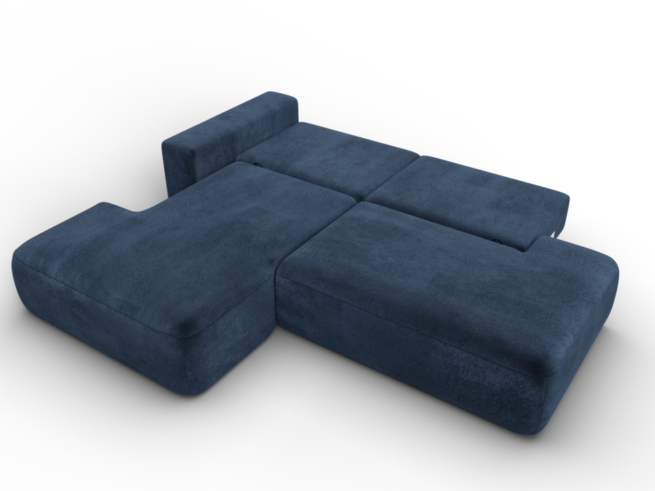 Диваны угловые в гостиную, Диван угловой Лига-036 НПБ Модерн левый угол, велюр TOWER