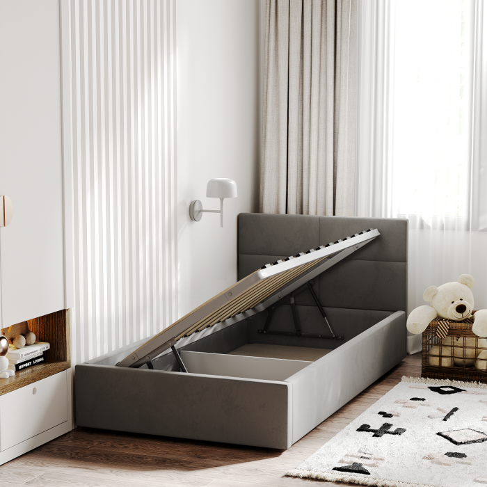 Кровати с мягким изголовьем, Кровать полутороспальная Меркурий-5 120*200