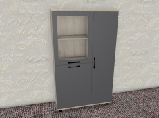 Шкафы распашные, Модульная система Грейс Шкаф ШК-5083  Гикори Джексон Светлый