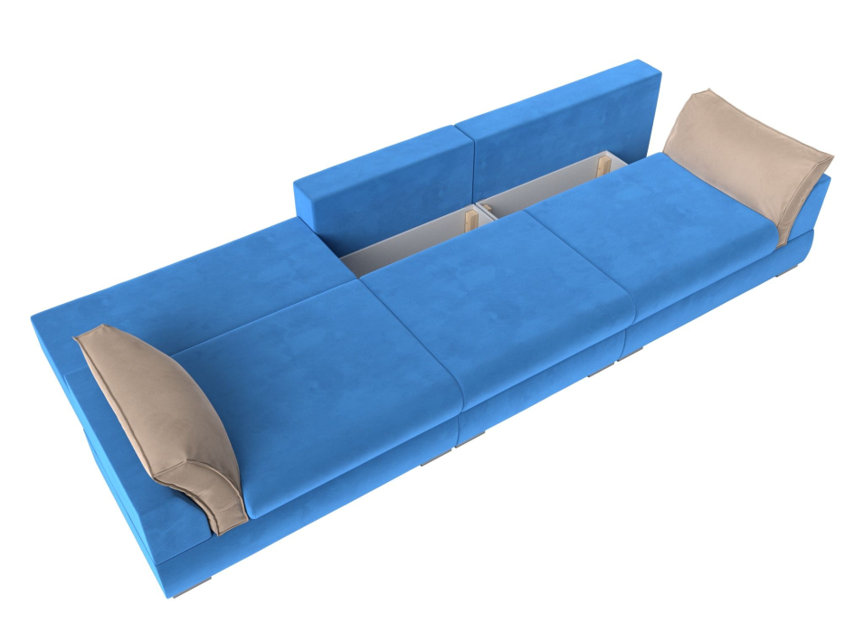 Диваны прямые кухонные, Прямой диван Пекин Long, велюр