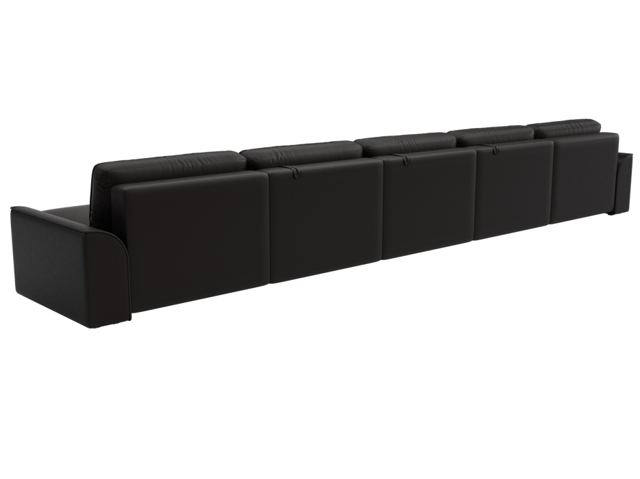 Диваны еврокнижки, Диван П-образный Лига-048 НПБ МегаЛонг, экокожа GRIFON