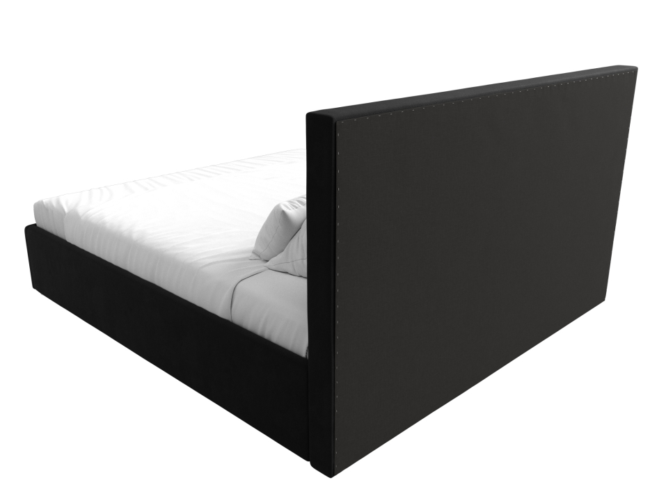 Мягкая кровать, Интерьерная кровать Кариба 180, микровельвет